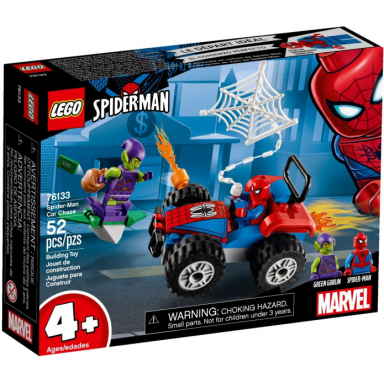 spider-man car chase