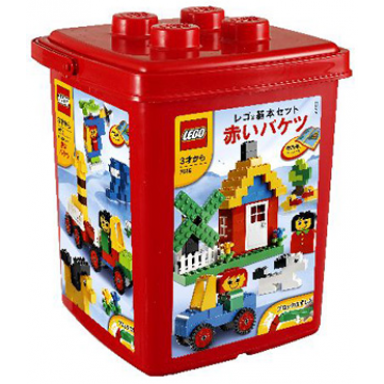 basic red bucket