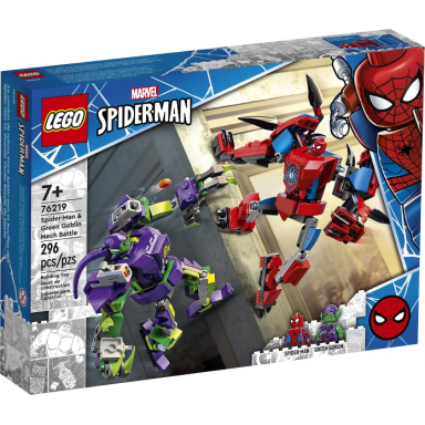 spider-man green goblin mech battle