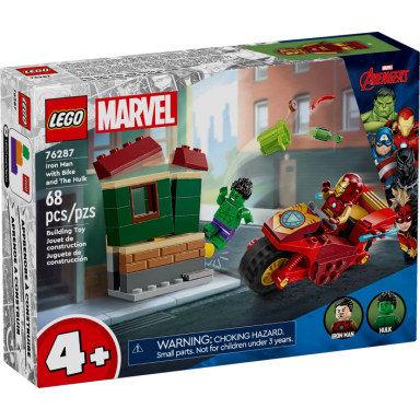 iron man with bike and the hulk