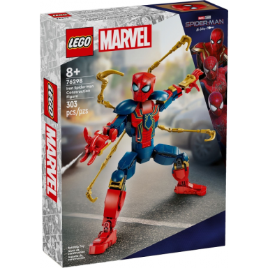 iron spider-man construction figure