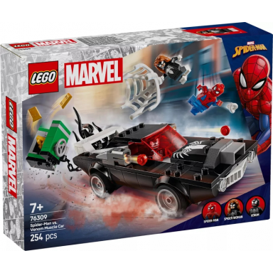 spider-man vs venom muscle car