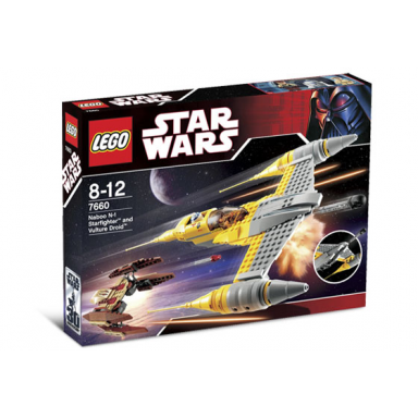 naboo n-1 starfighter and vulture droid