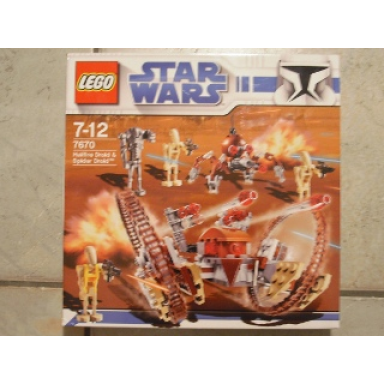 hailfire droid spider droid clone wars white box