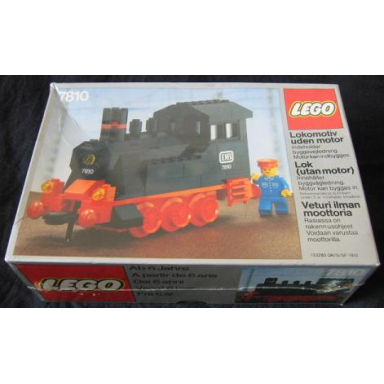 push-along steam engine locomotive without motor