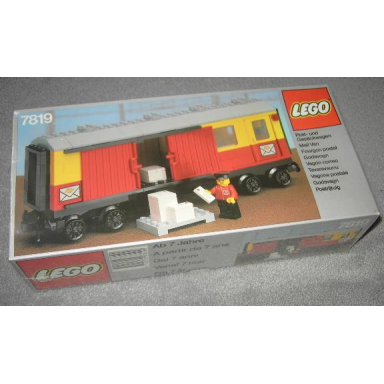 postal container wagon covered