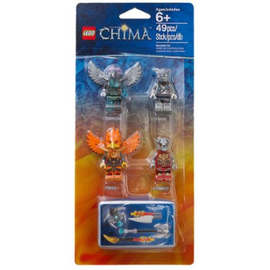 fire and ice minifigure accessory set blister pack