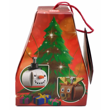 snowman and reindeer ornament