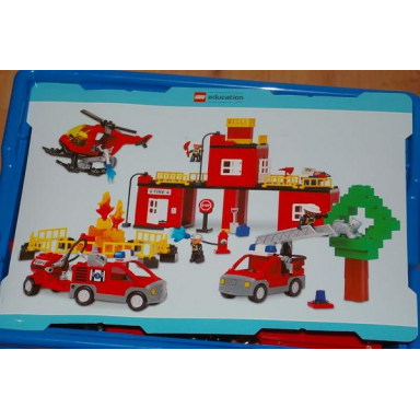 fire station fire rescue services set