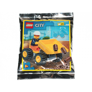 worker with tipper truck foil pack
