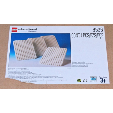 white duplo baseplates