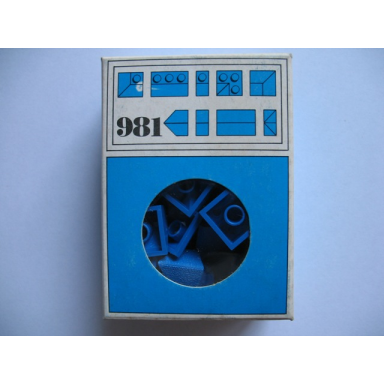 34 sloping profile bricks including profile peak bricks blue