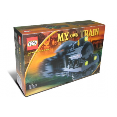 small train engine brown