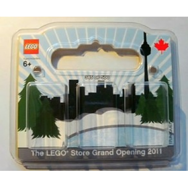 lego store grand opening exclusive set sherway gardens mall toronto on canada blister pack