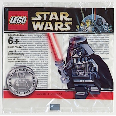 darth vader 10 year anniversary promotional minifigure polybag