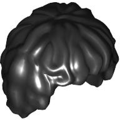 minifigure hair tousled