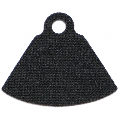 minifigure cape cloth stepped shoulders with single top hole - spongy stretchable fabric
