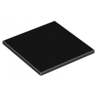 black tile 6 x 6 with bottom tubes
