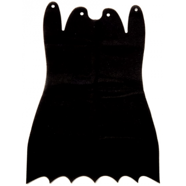 cloth cape large figure 7 scalloped points and 4 holes batman