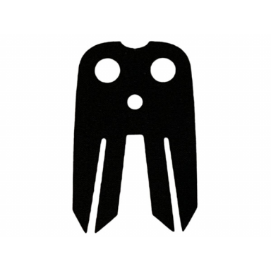 minifigure cape cloth long split with 3 holes and 2 slits