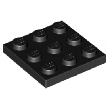 black plate 3 x 3