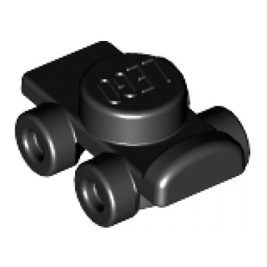black minifigure footgear roller skate