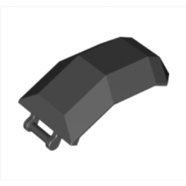black windscreen 4 x 4 x 4 2 3 with bar handle