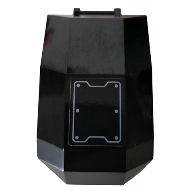 windscreen 4 x 4 x 4 2 3 with bar handle with hull plate and 6 rivets pattern sticker - set 76159