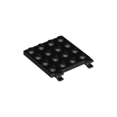 plate modified 4 x 4 with 2 open o clips horizontal grip
