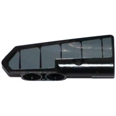 black technic panel fairing 21 very small smooth side b with quad saddle pattern sticker - set 42034