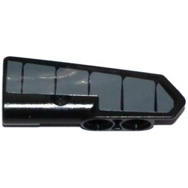 black technic panel fairing 22 very small smooth side a with quad saddle pattern sticker - set 42034
