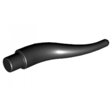 black cattle horn long