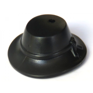 minifigure headgear hat wide brim down with knotted band