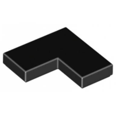 black tile 2 x 2 corner