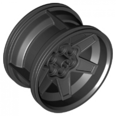 wheel 56mm d x 34mm technic racing medium 6 pin holes