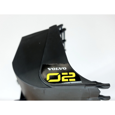 technic digger bucket 15 x 23 with volvo logo and 02 pattern on both sides stickers - set 42081
