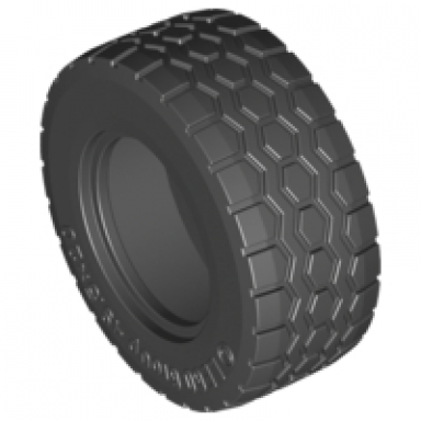 black tire 49.5 x 20