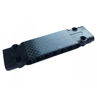 black technic panel plate 3 x 11 x 1 with tread plate pattern sticker - set 42110