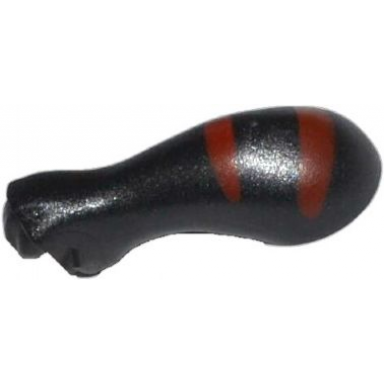 black arm spider bytez with dark red stripes pattern