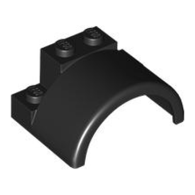 black vehicle mudguard 4 x 3 x 1 2 3 with arch round wide cylinder