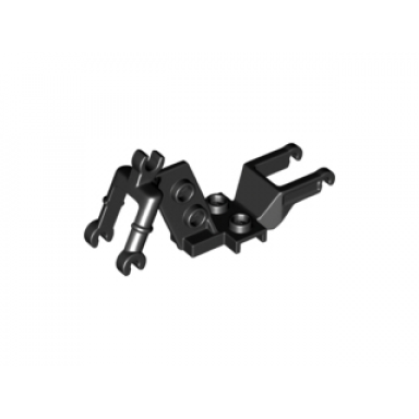 black motorcycle chassis clip for handle