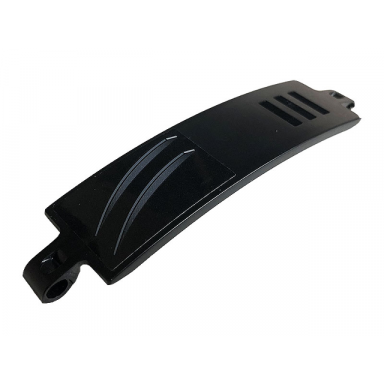 black technic panel curved 3 x 13 with 2 gray stripes pattern model left side sticker - set 42096