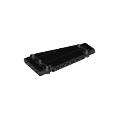 black technic panel plate 5 x 11 x 1 tapered
