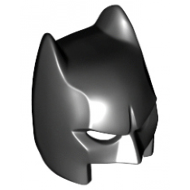 black minifigure headgear mask batman cowl open chin