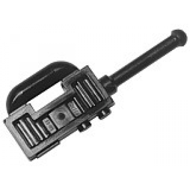 black minifigure utensil radio with detailed grille