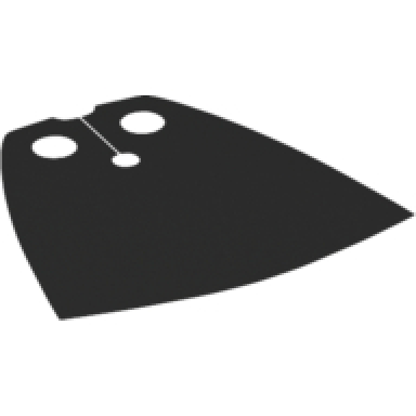 minifigure cape cloth standard - spongy stretchable fabric - 3.9cm height