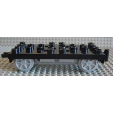 black duplo train base 4 x 8 intelli-train with battery compartment
