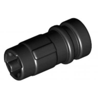 black large figure weapon lightsaber hilt half 2l with axle hole