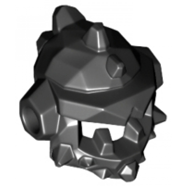 black minifigure headgear helmet spiked with side holes