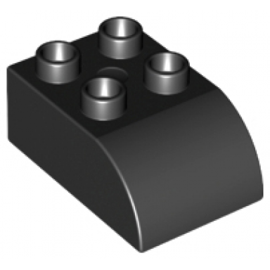 duplo brick 2 x 3 slope curved